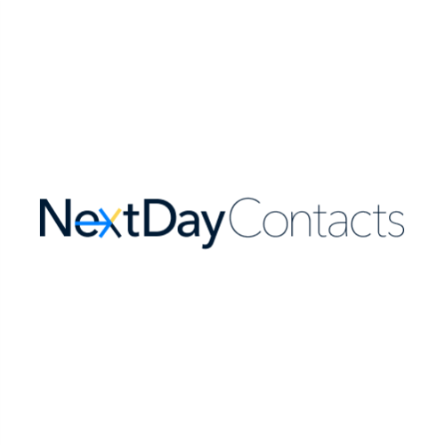 Next Day Contacts Coupon Code & logo